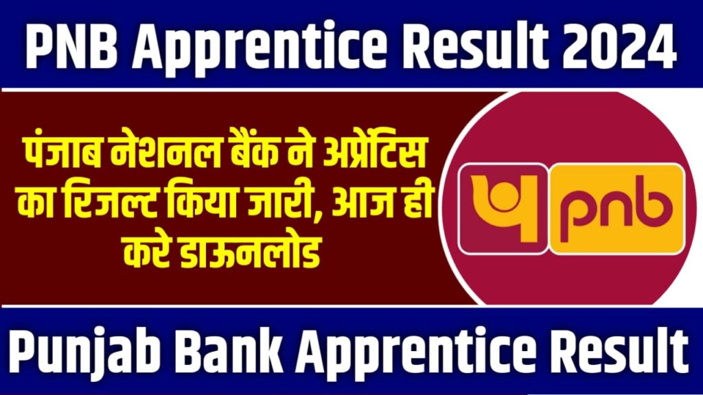 PNB Apprentice Result 2024